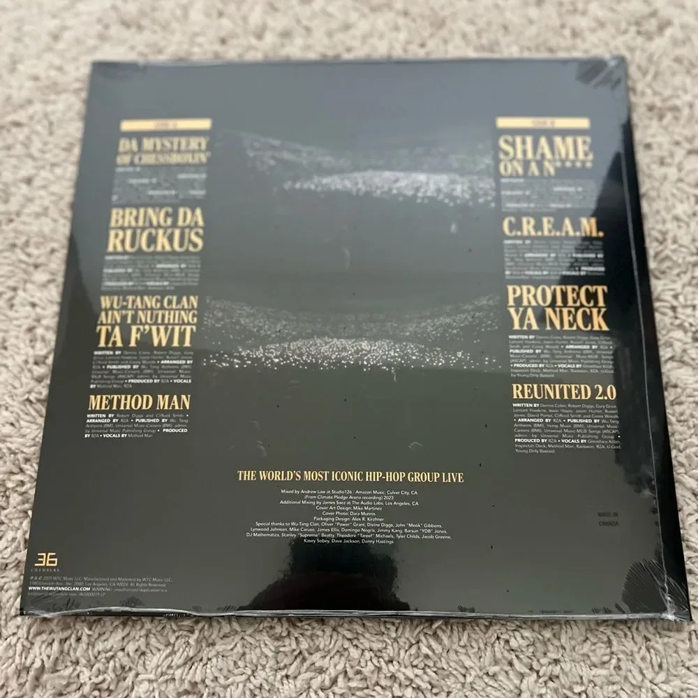 Enter The Wu-Tang - 36 Chambers - Live From NY State Of Mind Tour /1500